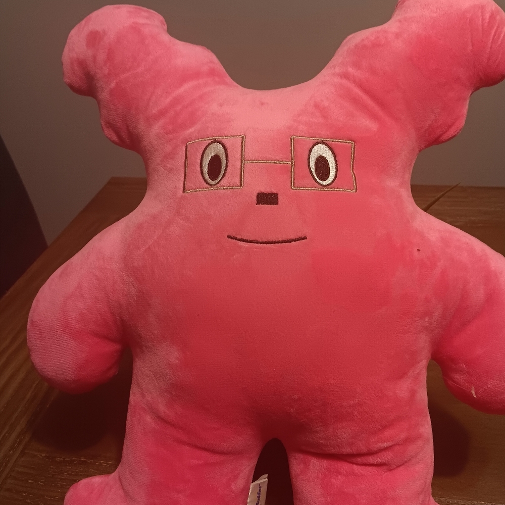 Plush Pink Monster Toy Br Buddies
